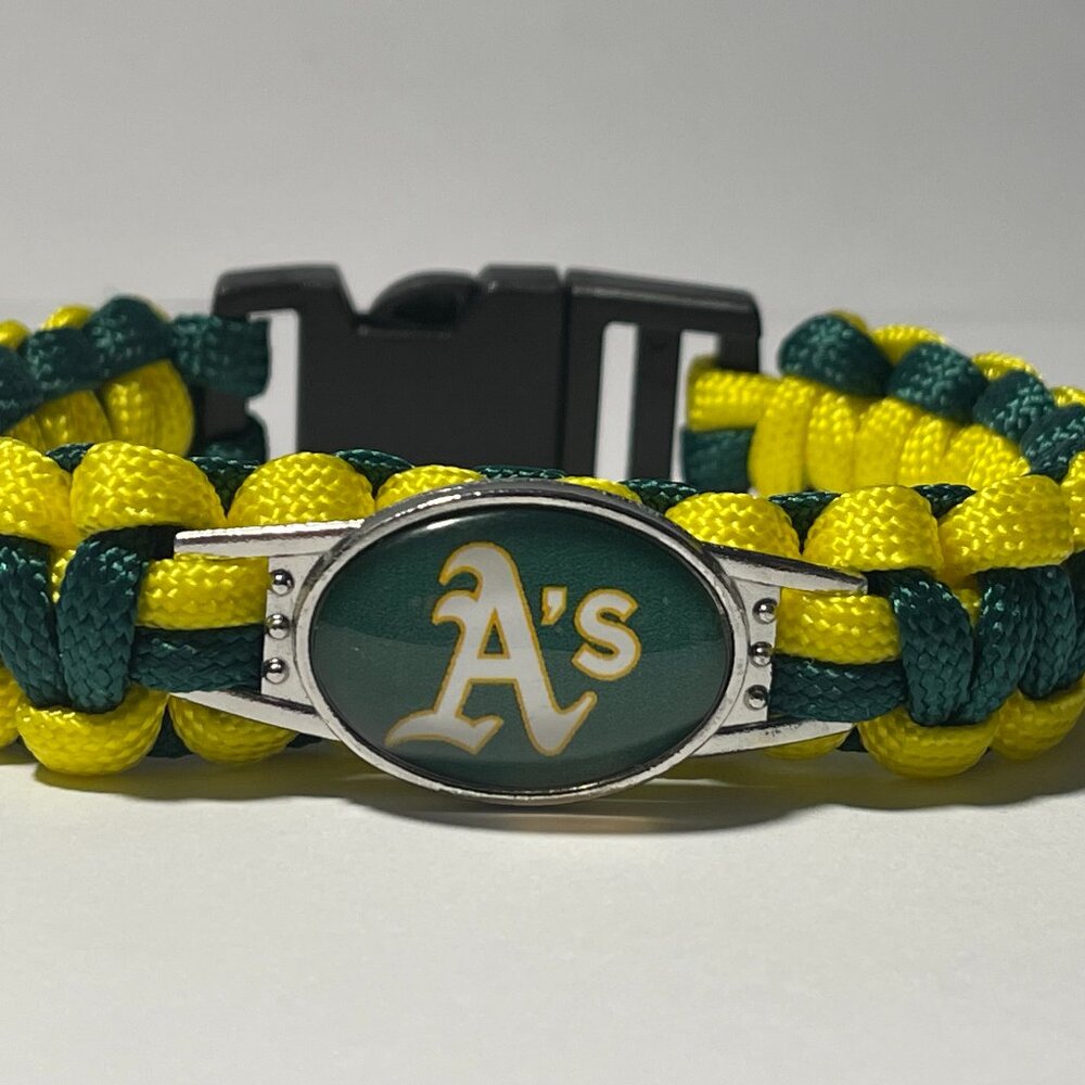 Oakland Athletics MLB Paracord Bracelet NEW